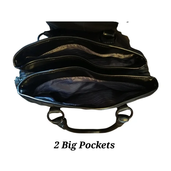 Simply Vera Wang Black Purse | Medium Size | 3 Pockets - Picture 5 of 7